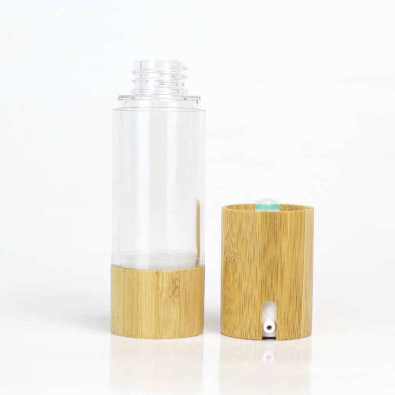 15 ml 30 ml 50 ml bambuslotion luftløs pumpeflaske 1 oz 1,7 oz emulsion øjencreme vakuum kosmetikbeholder 15 ml 30 ml 50 ml bambuslotion luftløs pumpeflaske 1 oz 1,7 oz emulsion øjencreme vakuum kosmetikbeholder