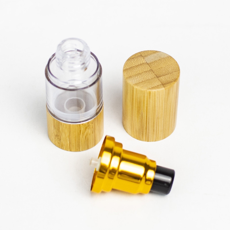 Bambus kosmetikemballage 15ml 30ml 50ml 80ml 100ml 120ml Airless Pump Lotion Flaske Kosmetisk Plast Airless Flaske Bambus kosmetikemballage 15ml 30ml 50ml 80ml 100ml 120ml Airless Pump Lotion Flaske Kosmetisk Plast Airless Flaske