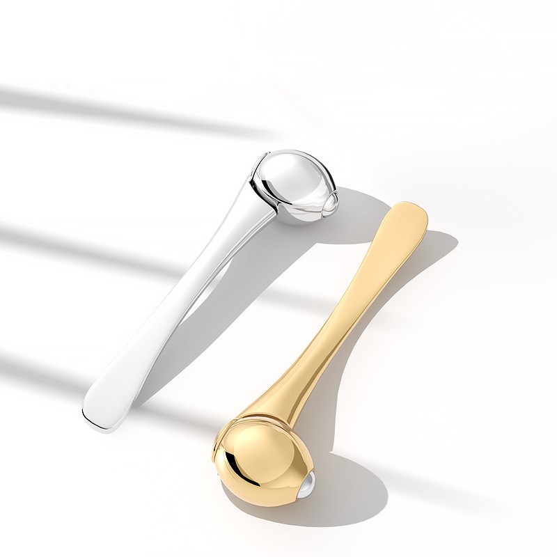 Eye Roller Massage Stick Øjencreme Applikator Kosmetiske spatler Anti-rynke ansigtsske Guldlegering Ansigtsplejeværktøj Eye Roller Massage Stick Øjencreme Applikator Kosmetiske spatler Anti-rynke ansigtsske Guldlegering Ansigtsplejeværktøj