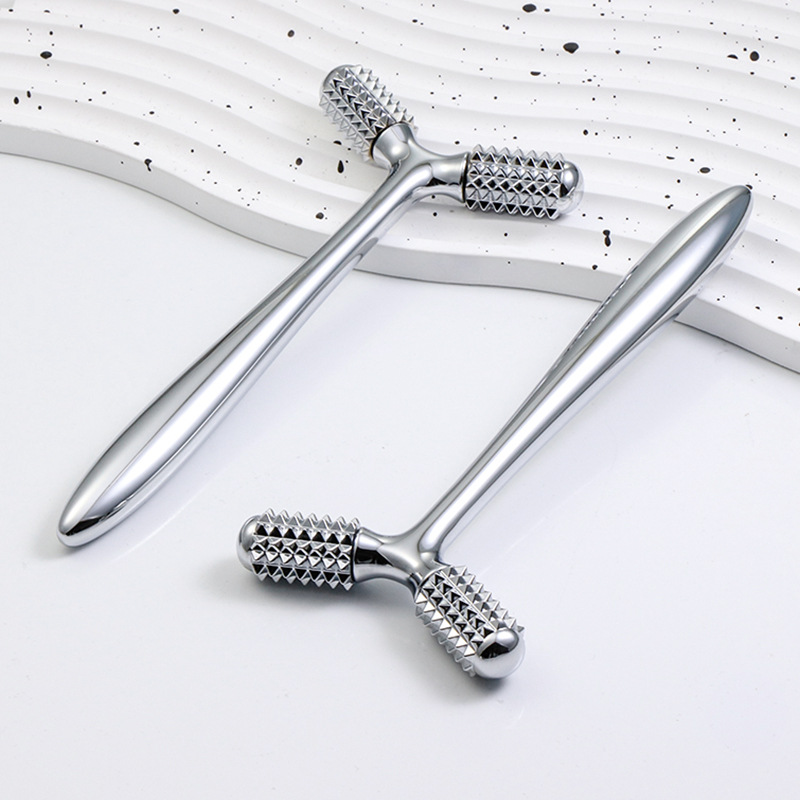 Gavesæt Skønhedspleje Y Shape Mini Roller 3d Metalhåndtag Hjemme Roller Massager Roller Ansigt Øjenafspænding Massager