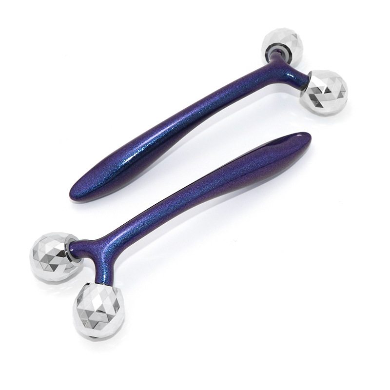 Y Shape 3D Massage Beauty Bar Håndholdt ansigtsløftning Anti-aging hudpleje 24k guld metal ansigtsrulle Y Shape 3D Massage Beauty Bar Håndholdt ansigtsløftning Anti-aging hudpleje 24k guld metal ansigtsrulle