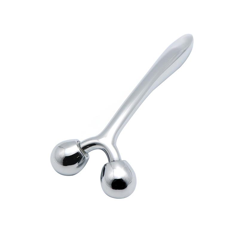 Y Shape 3D Massage Beauty Bar Håndholdt ansigtsløftning Anti-aging hudpleje 24k guld metal ansigtsrulle Y Shape 3D Massage Beauty Bar Håndholdt ansigtsløftning Anti-aging hudpleje 24k guld metal ansigtsrulle