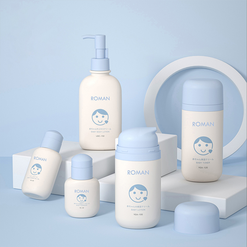 50 ml 80 ml 100 ml tomme ovale grønne plastik PP-flasker med Airless Lotion Pump Vacuum Foundation og ansigtscremeflaske til hudpleje