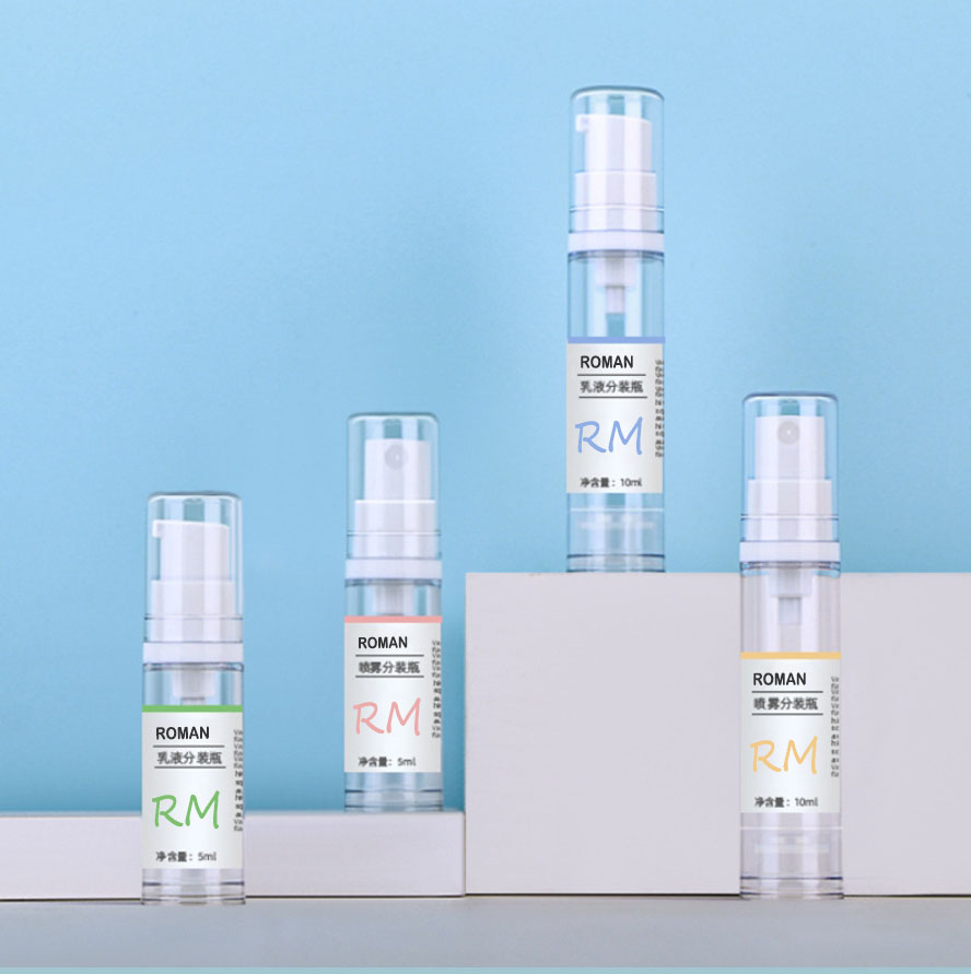 5ml 8ml 10ml Mono kosmetisk plastik luftløs pumpeflaske Antioxidationshudplejeemballage perfekt til daglig brug og rejser 5ml 8ml 10ml Mono kosmetisk plastik luftløs pumpeflaske Antioxidationshudplejeemballage perfekt til daglig brug og rejser