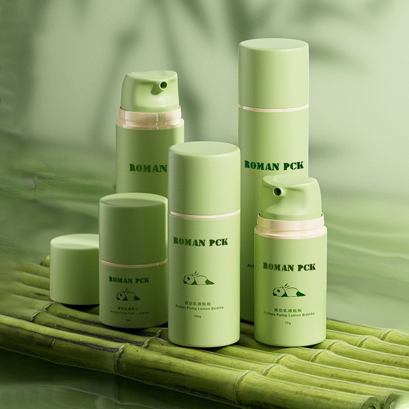 Tom genopfyldelig Foundation Primer Ansigtscreme Øjencreme Airless flaskesæt Airless pumpeflasker Luksus kosmetisk emballage