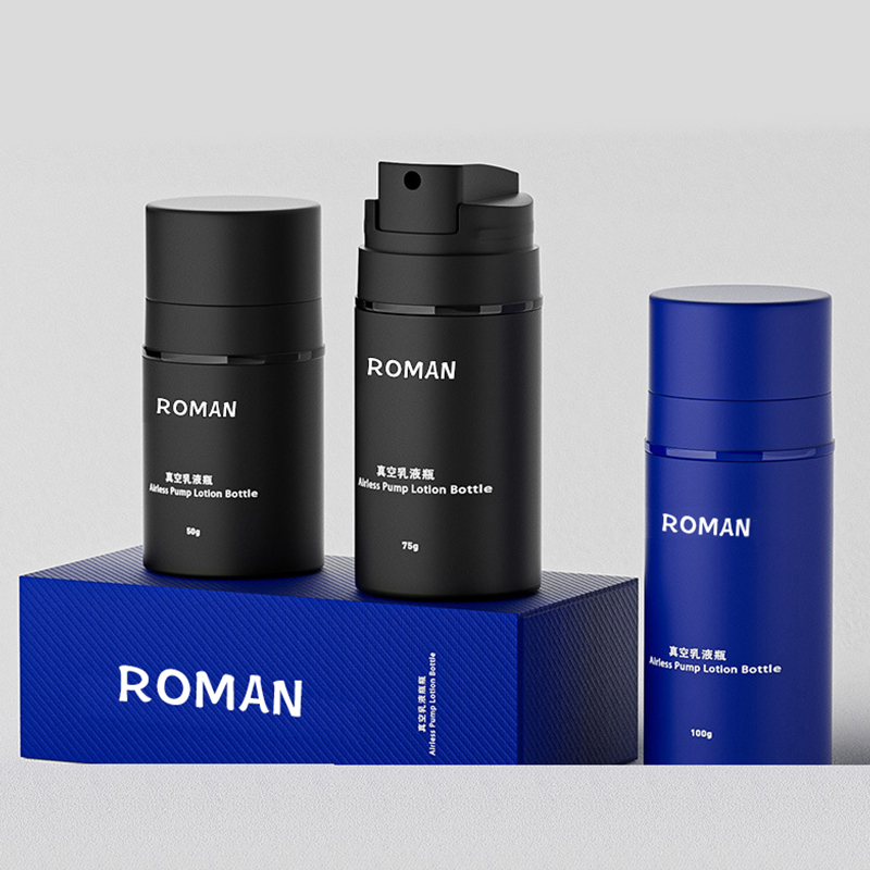 Matsort lotionflaske 15 ml 30 ml 50 ml 100 ml 120 ml 150 ml Hudpleje Essence Pump Airless flaske til kosmetisk emballage