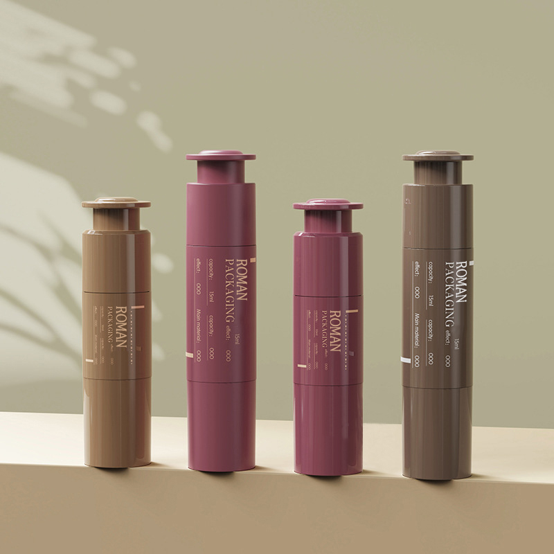 10ml 15ml 20ml Kosmetisk Emballage Sprøjte Custom Eye Creme Sprøjte Kosmetik Bærbar Plastic Lotion Airless flaske