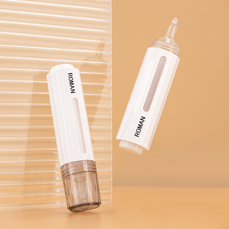 10 ml 15 ml kosmetisk sprøjte formet luftløs pumpe lotionflaske tandblegningsgel sprøjte til serumlotionflaske