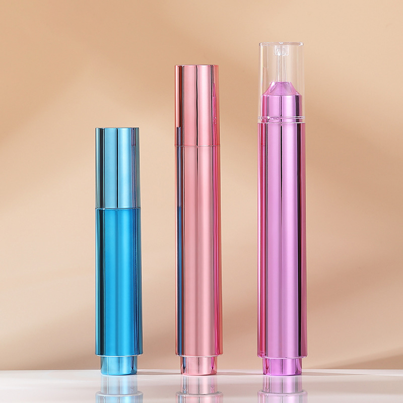 5 ml 10 ml 15 ml luftløs serumpumpe sprøjteflaske Ampulformet plastiklotionflaske til hudpleje Ansigtsrens øjencreme