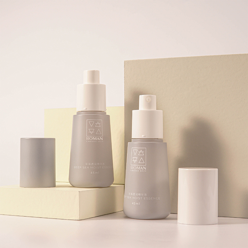 Tom 1 oz 5 ml 10 ml 15 ml 30 ml 50 ml tyk kegle Farverig frostet plastik kosmetisk serumdråbeflaske til hudpleje Tom 1 oz 5 ml 10 ml 15 ml 30 ml 50 ml tyk kegle Farverig frostet plastik kosmetisk serumdråbeflaske til hudpleje