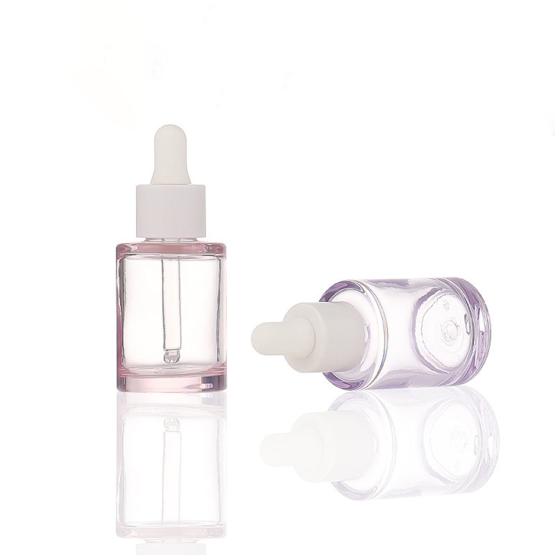 Plast hudpleje serum emballage PETG tykvægget 30 ml flad skulder dispenser æterisk olie dispenser dråbeflaske Plast hudpleje serum emballage PETG tykvægget 30 ml flad skulder dispenser æterisk olie dispenser dråbeflaske