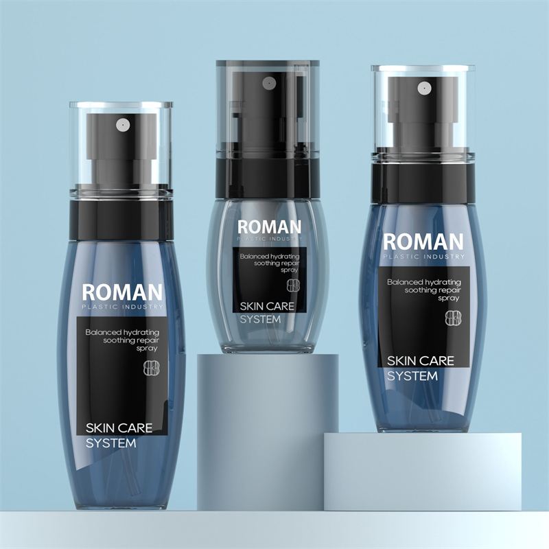 40 ml 60 ml 80 ml sort solcreme tågesprayflaske Kropsparfumesprøjte Plastikbeholder Hårpulverpumpeflaske