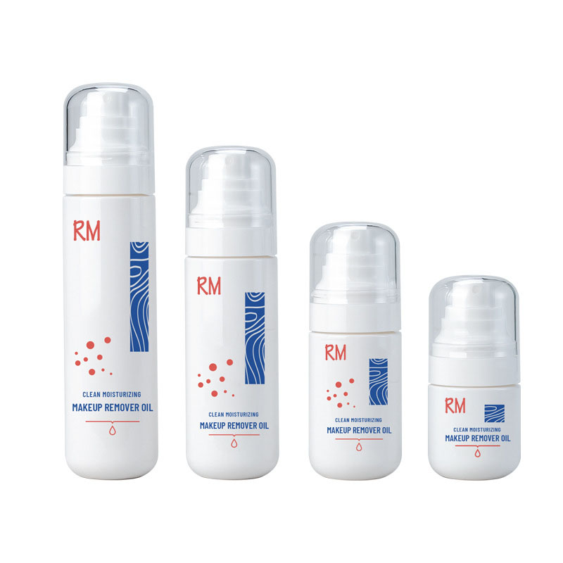 50 ml 80 ml 100 ml tom plastik hvid kosmetisk renseolie PET ansigts krop Toner tåge sprayflaske