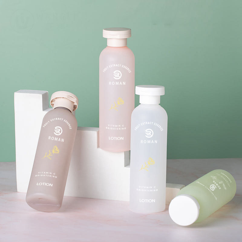 100 ml 150 ml 200 ml 250 ml æterisk olie Pure Dew mat flaske PET Flip Cover Hudplejeprodukter Flaske Essence Vand Tonerflaske