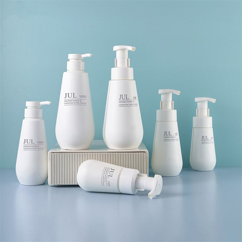 150ml 200ml 300ml Pure White Body Wash Lash Shampoo Skumpumpe Flaske Genanvendelig Bad Kropsplejebeholdere Shower Gel Pet Flaske