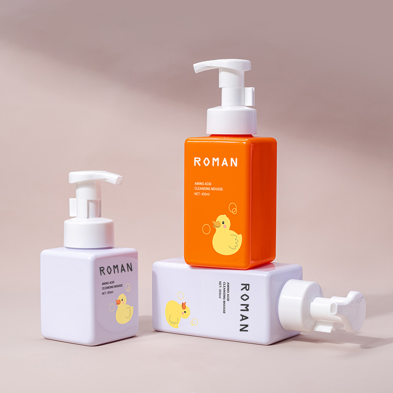 250Ml 300ml 450Ml 500ml 650Ml Hudplejerensende Mousseflaske Firkantet øjenvippeshampoo Skumflaske Hoteltoiletartikler Emballage 250Ml 300ml 450Ml 500ml 650Ml Hudplejerensende Mousseflaske Firkantet øjenvippeshampoo Skumflaske Hoteltoiletartikler Emballage