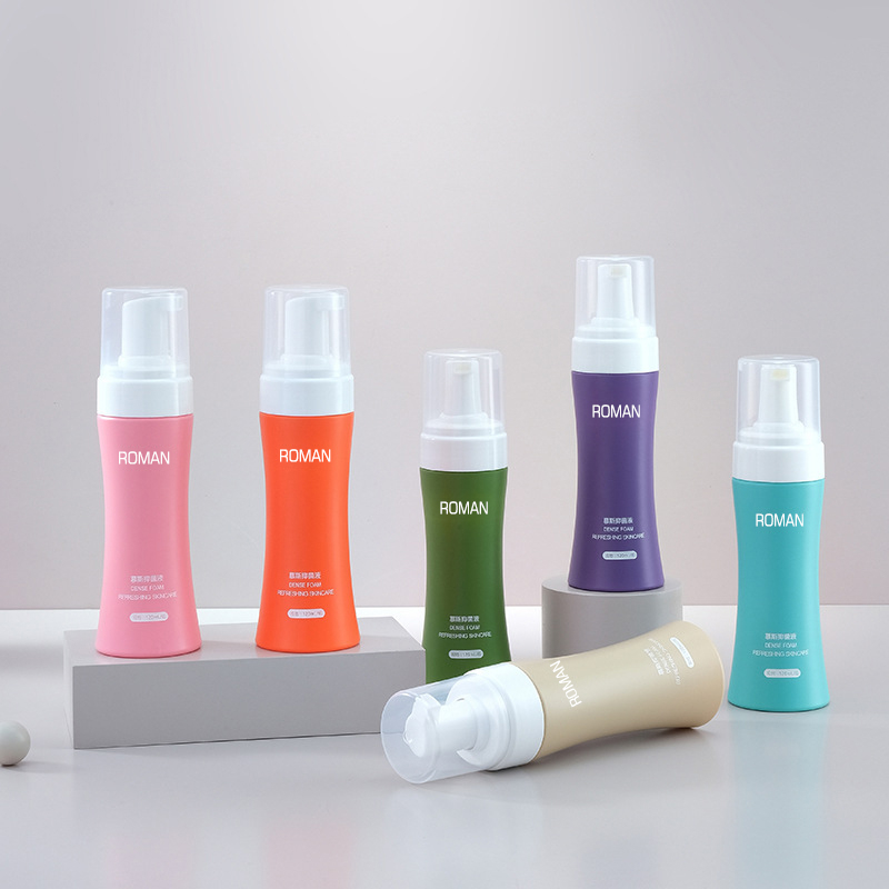 Ansigtsrens Hånddesinfektionsmiddel Flydende skummende mousseflaske 100 ml 120 ml 150 ml 200 ml flydende sæbedispenser Slank talje skumflaske