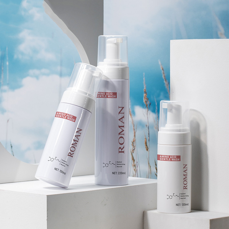 Skånsom plastrensende Skummende Håndsæbepumpe Flaske Skumdispenser Ansigtshudplejerenseflaske 100ML 120ML 150ML 200ML