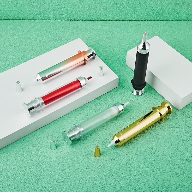 10 ml 15 ml 20 ml kosmetisk øjenserum creme injektionsrør sprøjteformet luftløs flaske 10 ml 15 ml 20 ml kosmetisk øjenserum creme injektionsrør sprøjteformet luftløs flaske