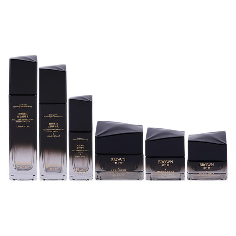 Unik firkantet cremekrukke med hævet lågdesign til kosmetisk emballage Unik firkantet cremekrukke med hævet lågdesign til kosmetisk emballage