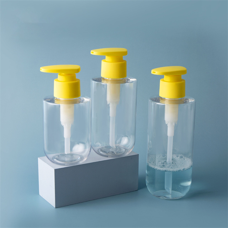 150 ml 200 ml 300 ml PET plastik kosmetiske pumpeflasker Koniske baby shower gel og shampoo flasker til kosmetik emballage 150 ml 200 ml 300 ml PET plastik kosmetiske pumpeflasker Koniske baby shower gel og shampoo flasker til kosmetik emballage