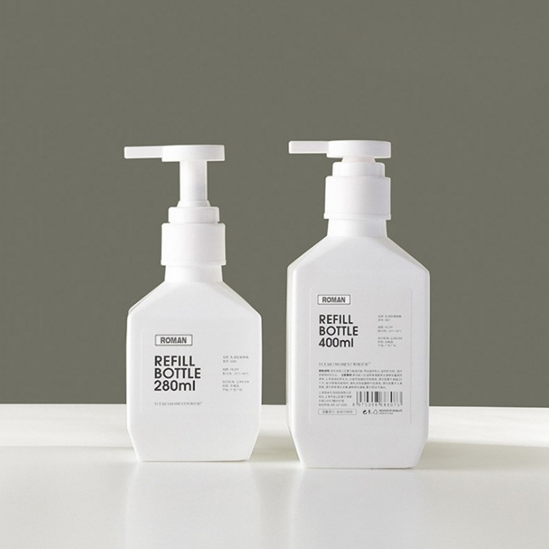 300ml 400ml 600ml PE Plastic Lotion Flasker Shampoo Flasker Body Wash Lotion Body Mælkeflaske til Kosmetikpakning 300ml 400ml 600ml PE Plastic Lotion Flasker Shampoo Flasker Body Wash Lotion Body Mælkeflaske til Kosmetikpakning