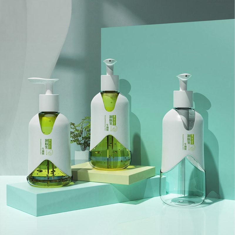 Holdbar Tom 300ml 500ml 700ml Plastic Body Moisturizer Water Lotion Creme Hudplejebeholder Shampoo Skummerflaske med pumpe