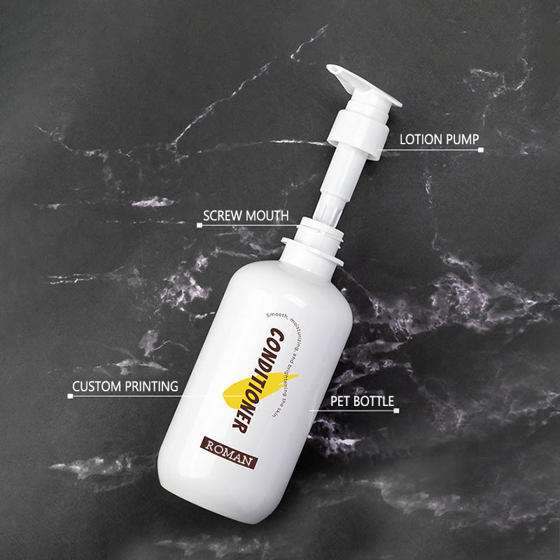 Tomme plastiklotionflasker 300ml 400ml 500ml 600ml PET Boston Round Shampoo Conditioner Flaske Shower Gel Dispenser Pumpeflaske Tomme plastiklotionflasker 300ml 400ml 500ml 600ml PET Boston Round Shampoo Conditioner Flaske Shower Gel Dispenser Pumpeflaske