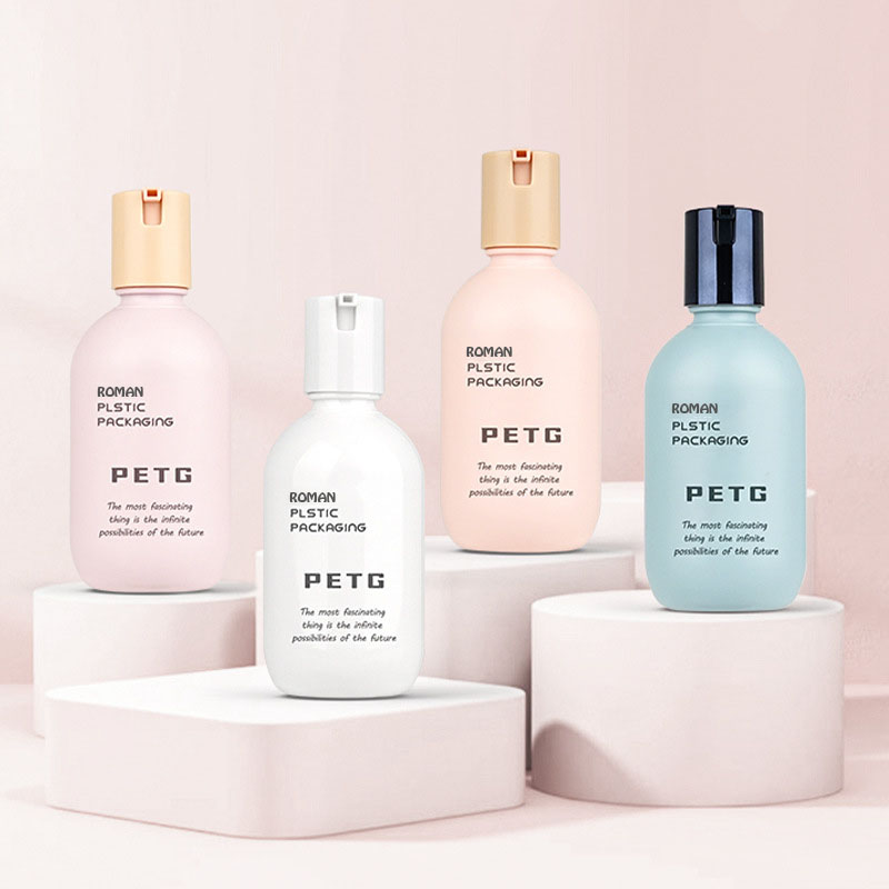 Genopfyldeligt nyt design Spf 50+ solcreme emballageflaske 50 ml 80 ml 130 ml kosmetisk plastik hudblegende solcremelotion sprayflaske Genopfyldeligt nyt design Spf 50+ solcreme emballageflaske 50 ml 80 ml 130 ml kosmetisk plastik hudblegende solcremelotion sprayflaske