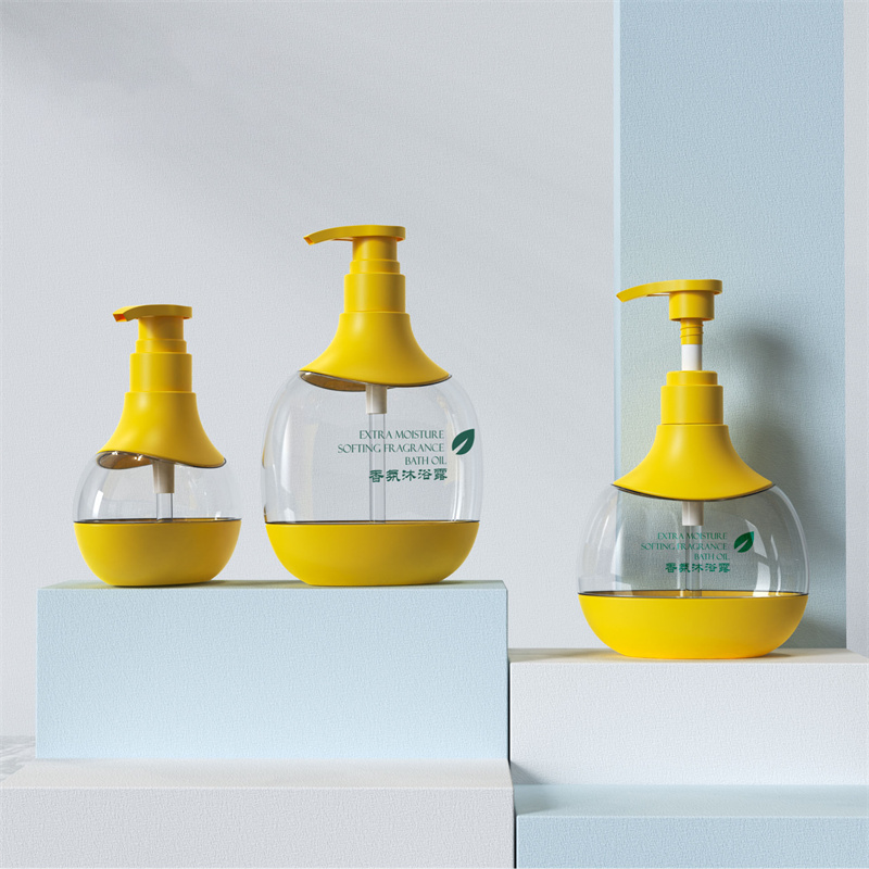 Sunshine 300ml 400ml 500ml Engros-emulsionsflaske PET-plastik babylotionflaske Kosmetisk dispenser Emulsion Tom flaske Sunshine 300ml 400ml 500ml Engros-emulsionsflaske PET-plastik babylotionflaske Kosmetisk dispenser Emulsion Tom flaske