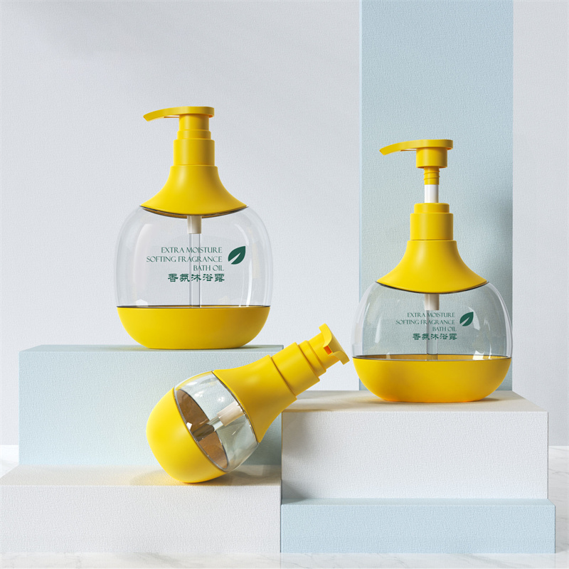 Sunshine 300ml 400ml 500ml Engros-emulsionsflaske PET-plastik babylotionflaske Kosmetisk dispenser Emulsion Tom flaske Sunshine 300ml 400ml 500ml Engros-emulsionsflaske PET-plastik babylotionflaske Kosmetisk dispenser Emulsion Tom flaske