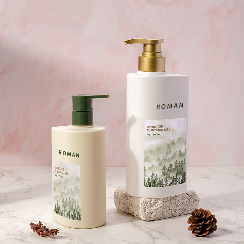 300ml 500ml Plastic Lotion Separat Flaske Trykflaske Håndlotion Badegel Shampoo Separat Flaske Sæbedispenser