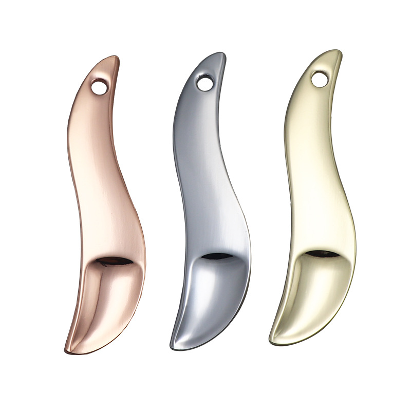 Beauty Makeup Spatel Mini Small Facial Eye Cream Scoop Mask Gold Metal Cosmetic Spoon