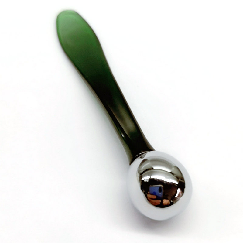 Øjencreme Massage Roller Ansigts Ansigtsmakeup Scoop Ske Rose Gold Mini Metal Rustfrit Stål Kosmetisk Spatel