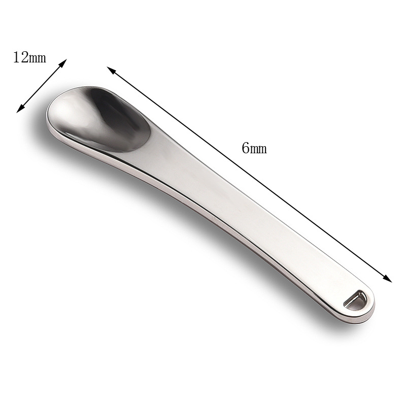 Mini Makeup Mixing Spatel Metal Cosmetic Spoon Spatel Mini Makeup Mixing Spatel Metal Cosmetic Spoon Spatel