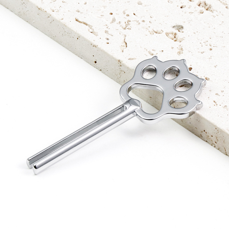 Unikt design af kattepoteformet zinklegeringsrørspresser til kattefoder Unikt design af kattepoteformet zinklegeringsrørspresser til kattefoder