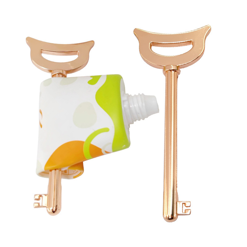 Unikt design af den nøgleformede zinklegeringsrørspresser til tandpasta Kosmetik cremefarvepakke Unikt design af den nøgleformede zinklegeringsrørspresser til tandpasta Kosmetik cremefarvepakke